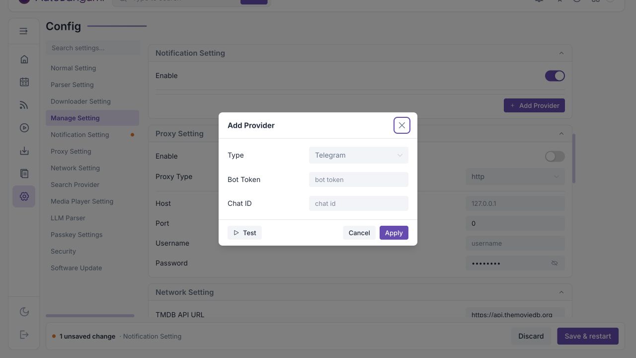 notification provider